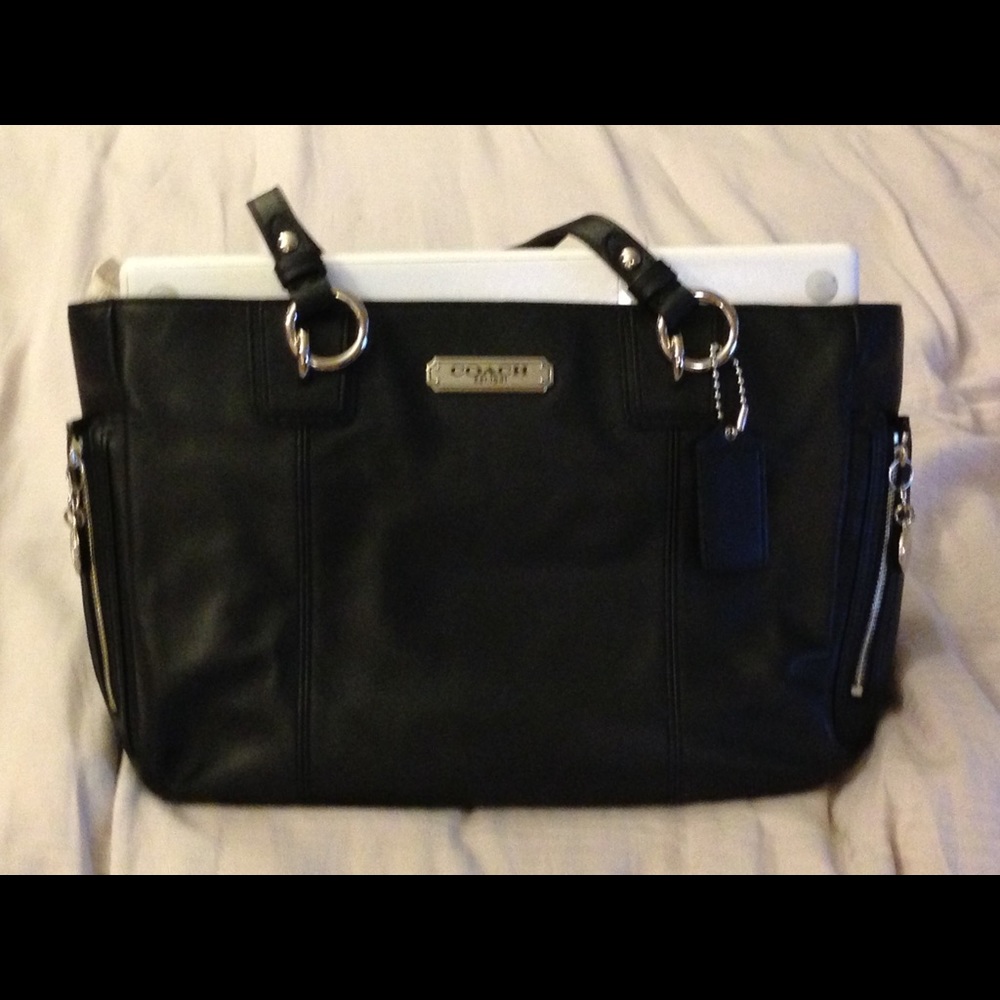 Black Coach Satchel BNWT